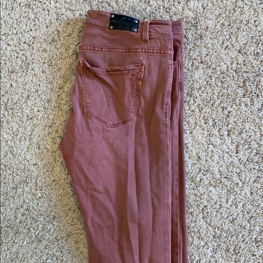 Burnt red jeans